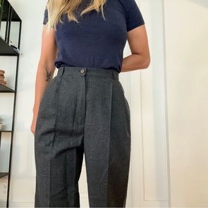 Vintage wool harve benard trousers